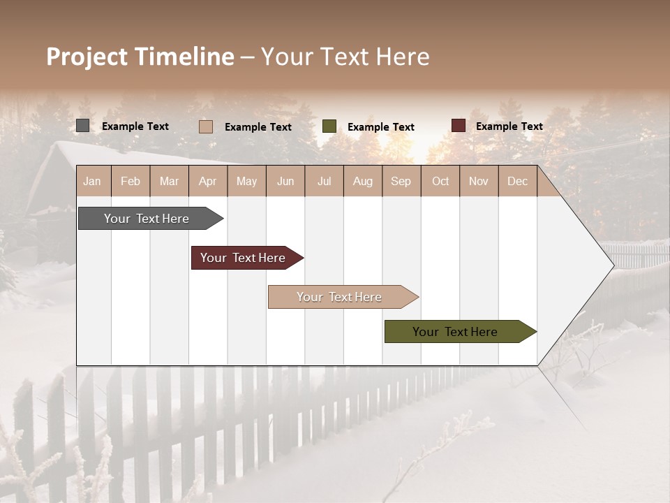 Beautiful Forest Warm Light PowerPoint Template