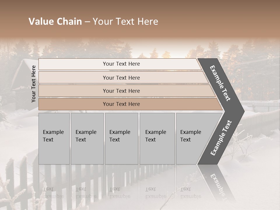Beautiful Forest Warm Light PowerPoint Template