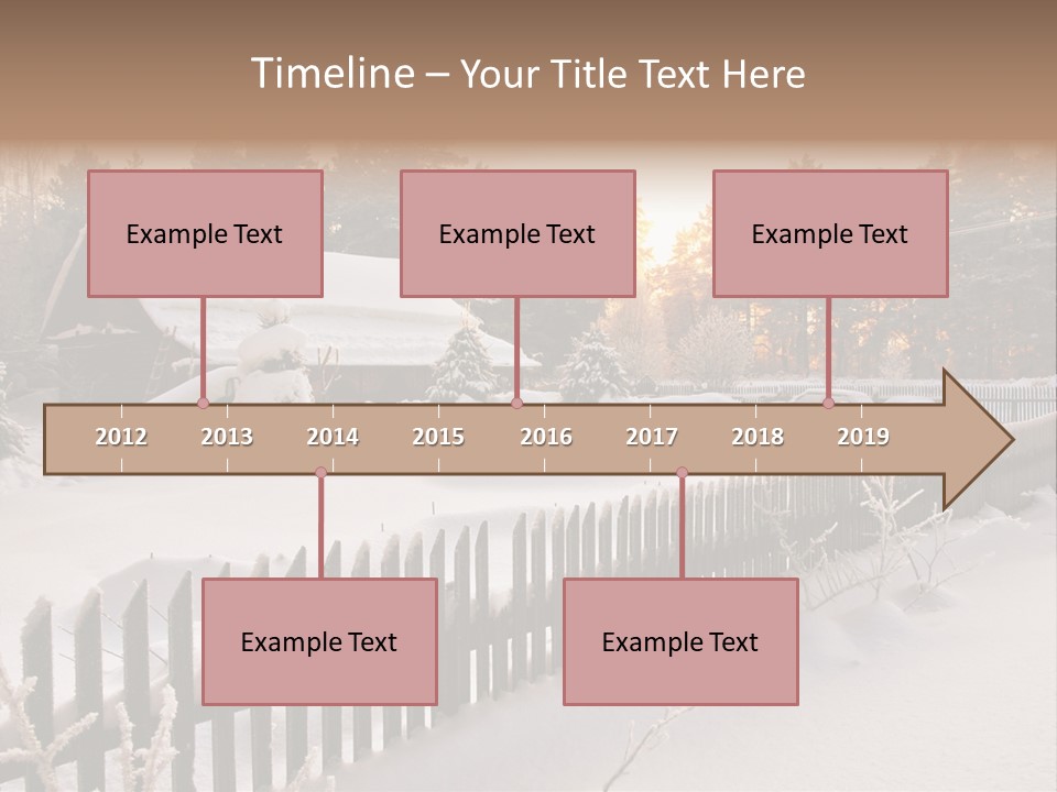 Beautiful Forest Warm Light PowerPoint Template