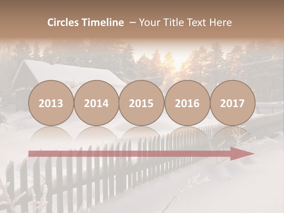 Beautiful Forest Warm Light PowerPoint Template