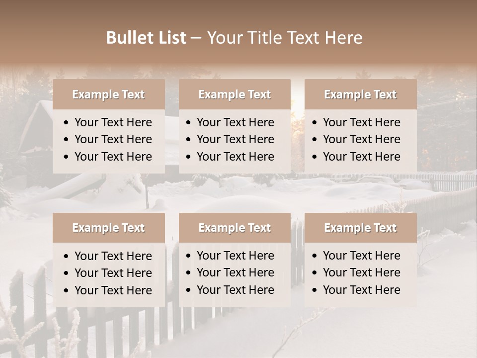 Beautiful Forest Warm Light PowerPoint Template