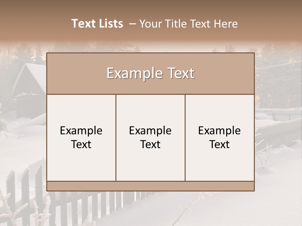 Beautiful Forest Warm Light PowerPoint Template