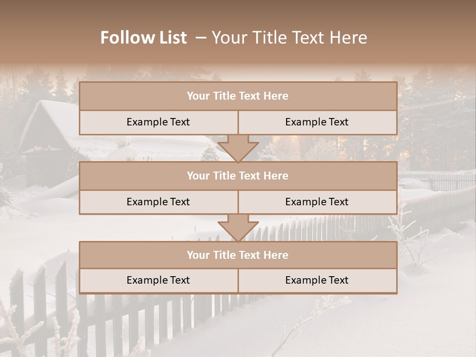 Beautiful Forest Warm Light PowerPoint Template