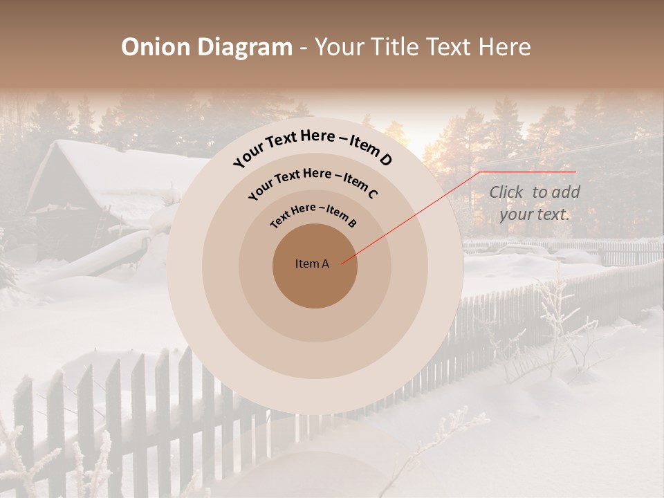 Beautiful Forest Warm Light PowerPoint Template