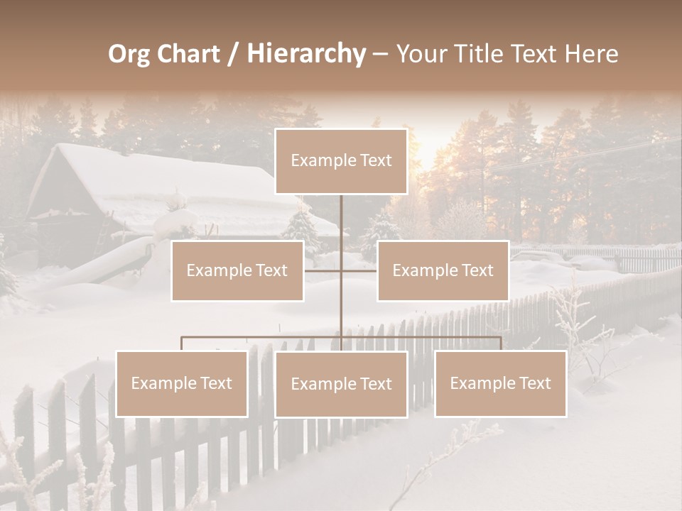Beautiful Forest Warm Light PowerPoint Template