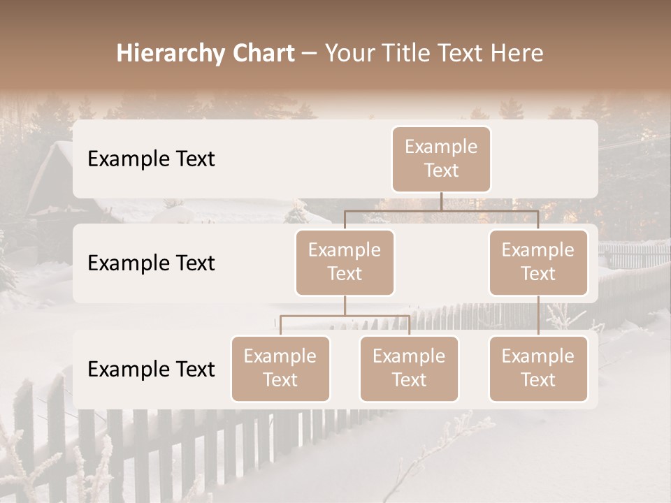 Beautiful Forest Warm Light PowerPoint Template