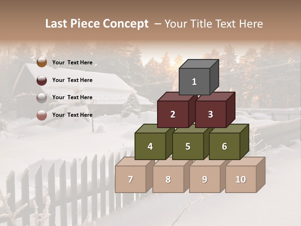 Beautiful Forest Warm Light PowerPoint Template