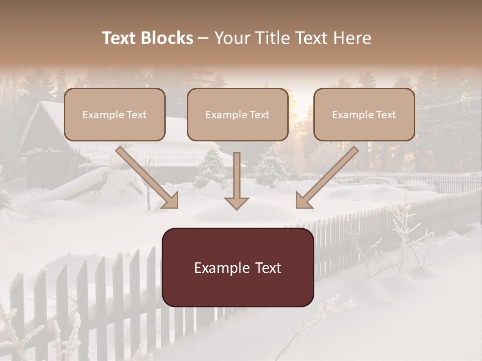 Beautiful Forest Warm Light PowerPoint Template