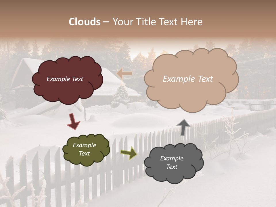 Beautiful Forest Warm Light PowerPoint Template