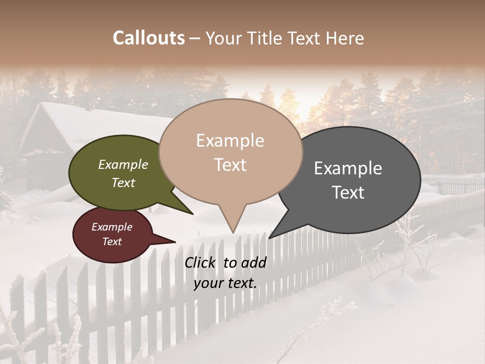 Beautiful Forest Warm Light PowerPoint Template