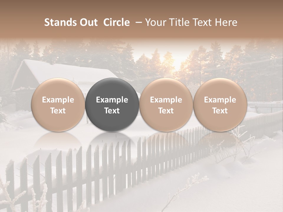 Beautiful Forest Warm Light PowerPoint Template