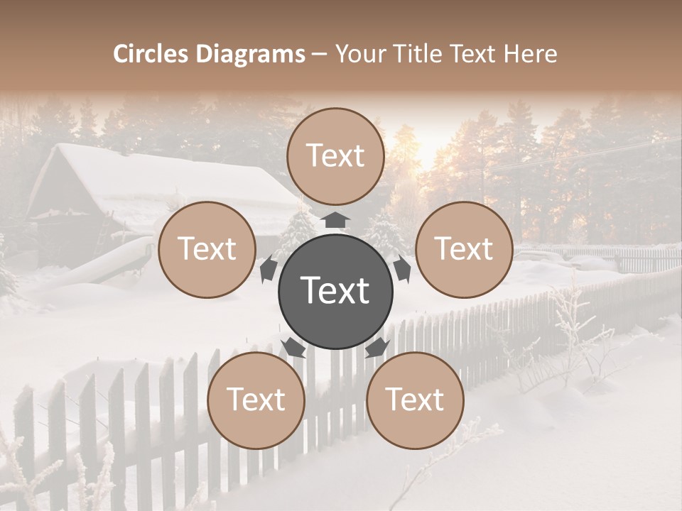 Beautiful Forest Warm Light PowerPoint Template