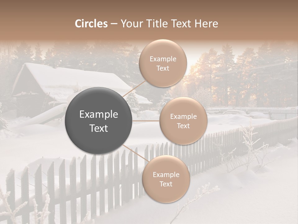 Beautiful Forest Warm Light PowerPoint Template