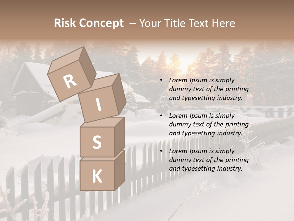 Beautiful Forest Warm Light PowerPoint Template