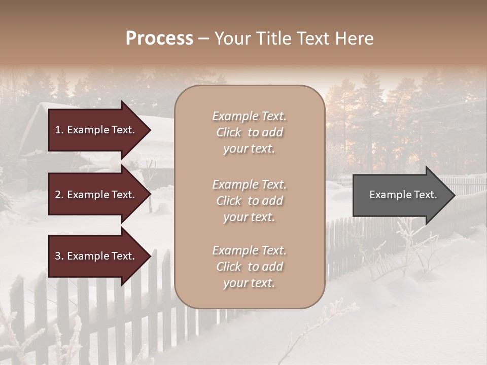 Beautiful Forest Warm Light PowerPoint Template