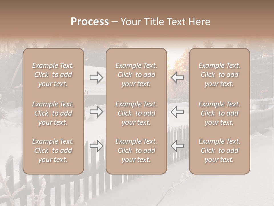 Beautiful Forest Warm Light PowerPoint Template