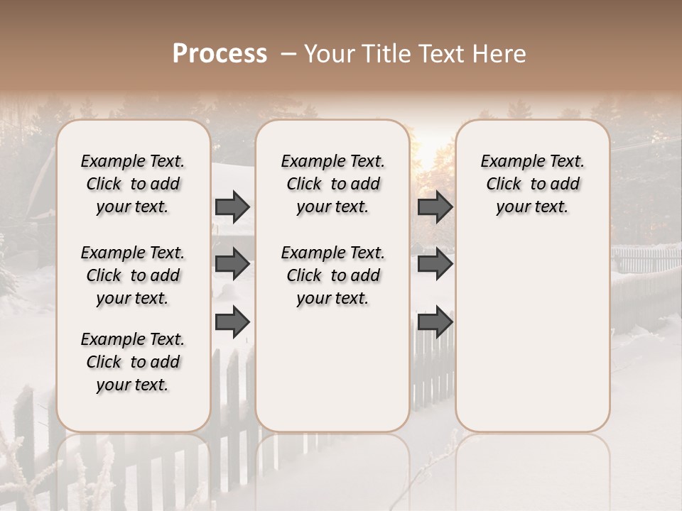 Beautiful Forest Warm Light PowerPoint Template