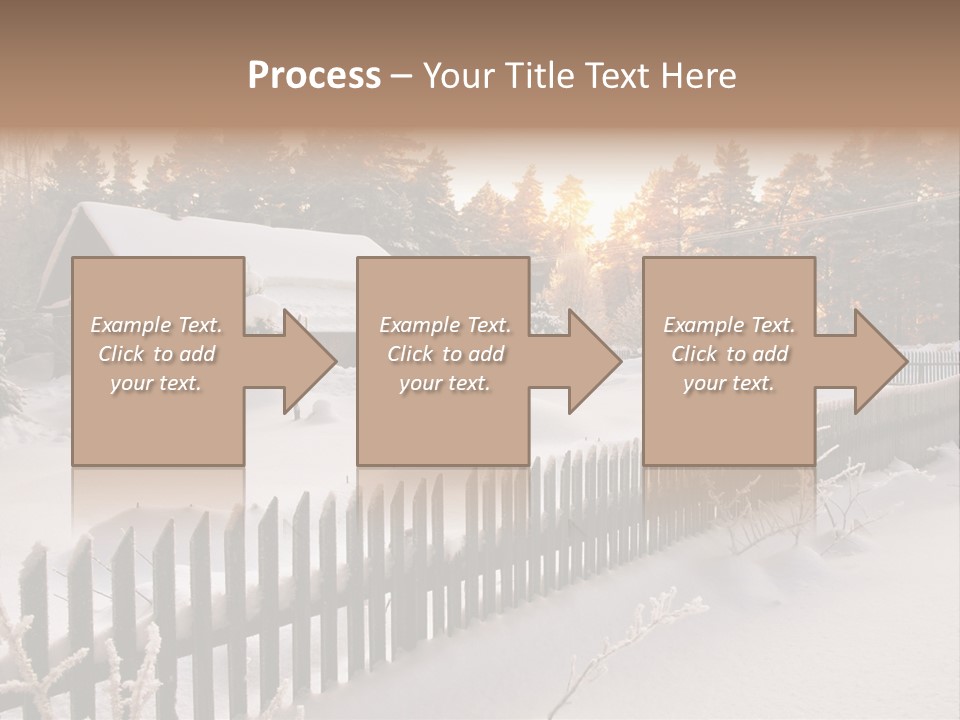 Beautiful Forest Warm Light PowerPoint Template