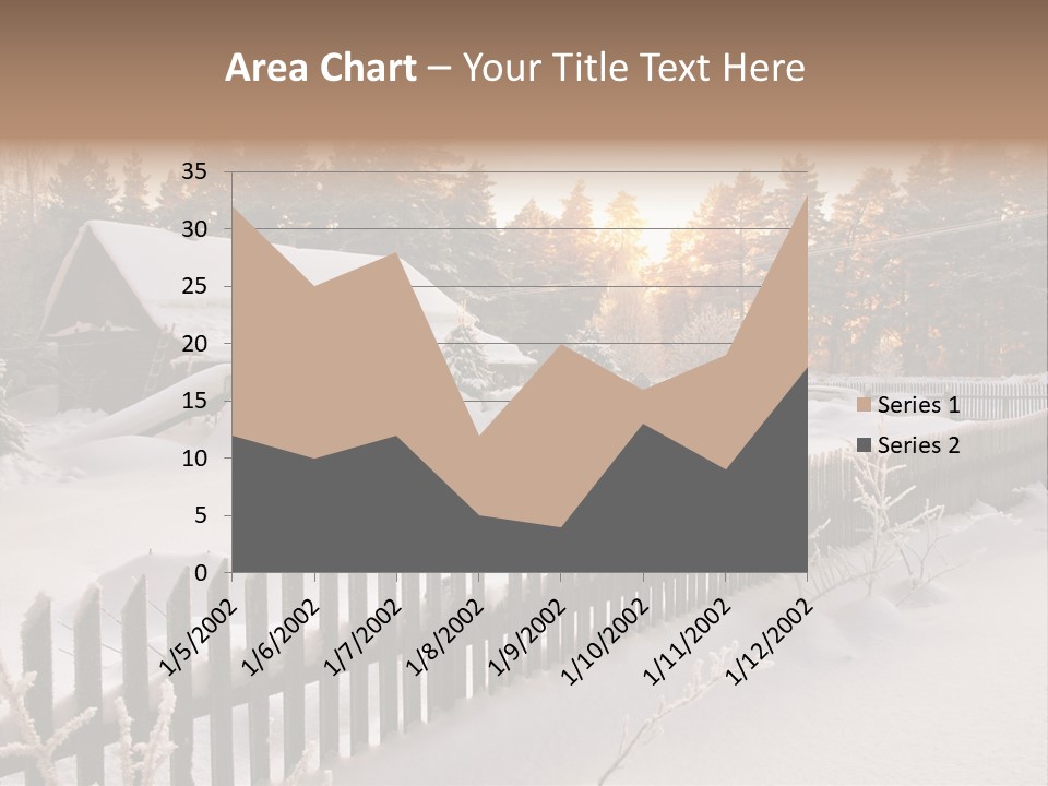 Beautiful Forest Warm Light PowerPoint Template