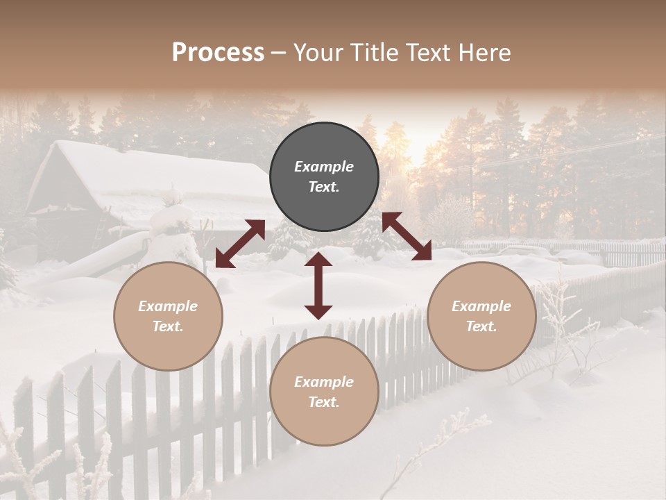 Beautiful Forest Warm Light PowerPoint Template