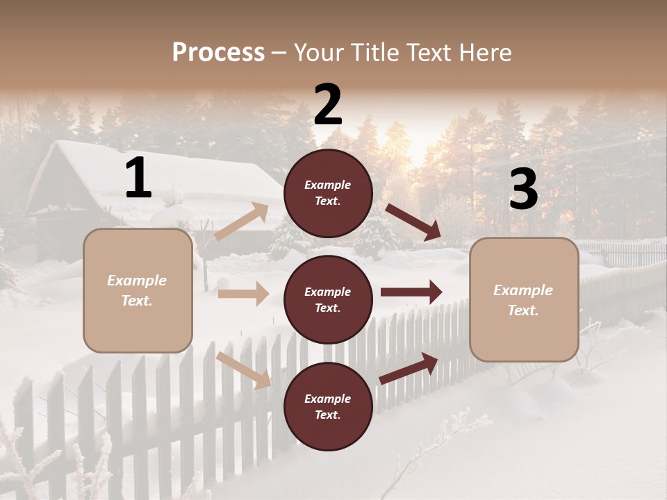 Beautiful Forest Warm Light PowerPoint Template