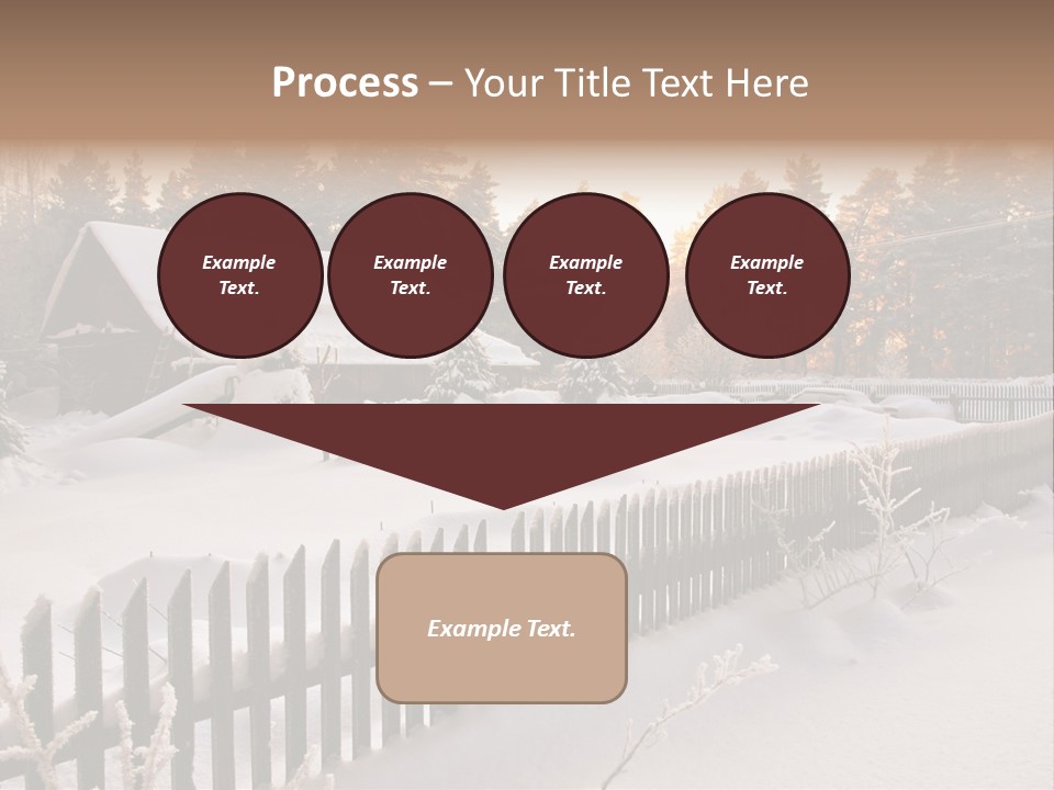 Beautiful Forest Warm Light PowerPoint Template