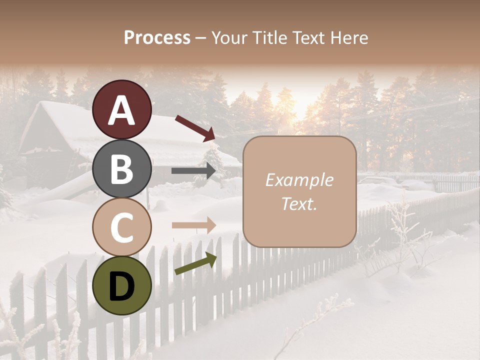 Beautiful Forest Warm Light PowerPoint Template