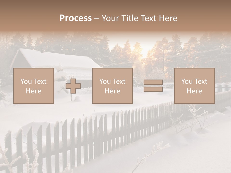 Beautiful Forest Warm Light PowerPoint Template