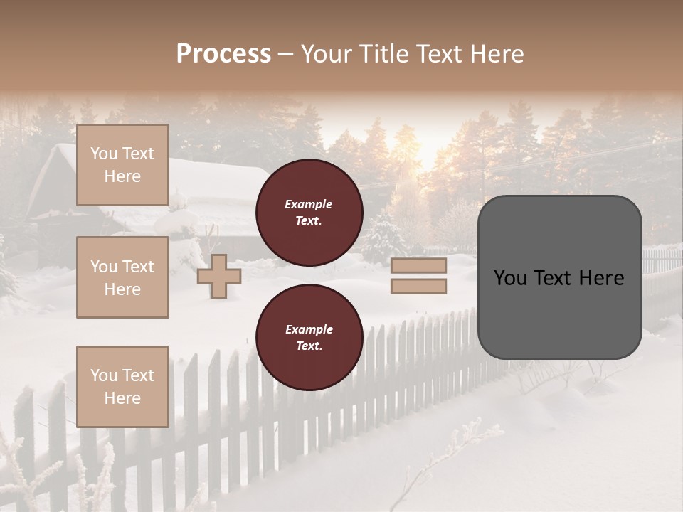Beautiful Forest Warm Light PowerPoint Template