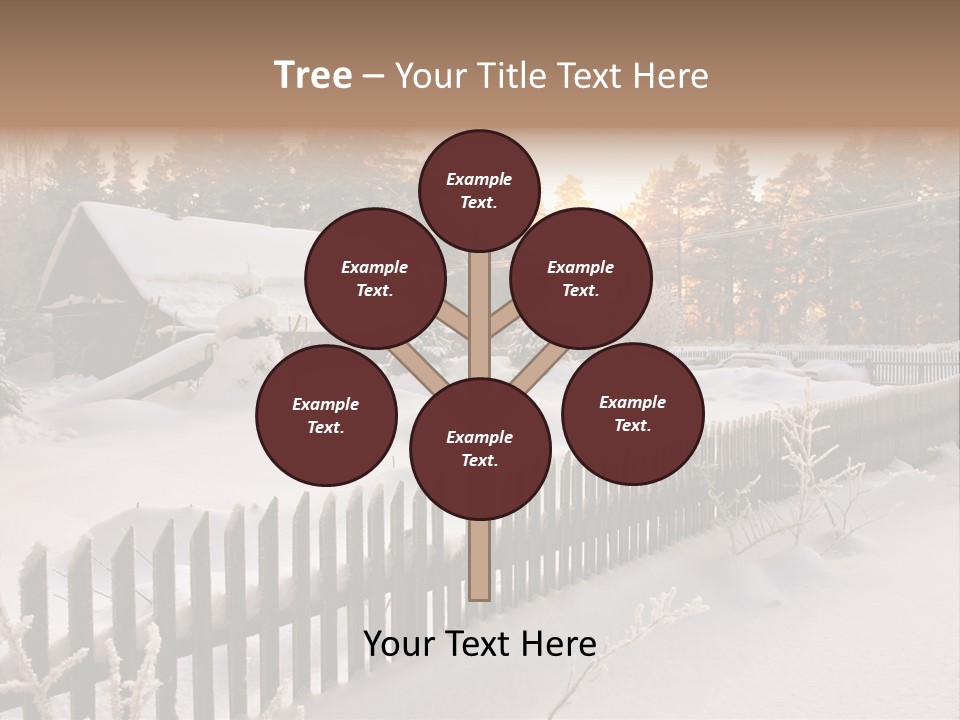 Beautiful Forest Warm Light PowerPoint Template