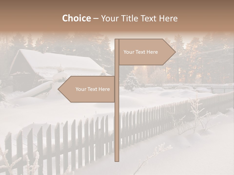Beautiful Forest Warm Light PowerPoint Template