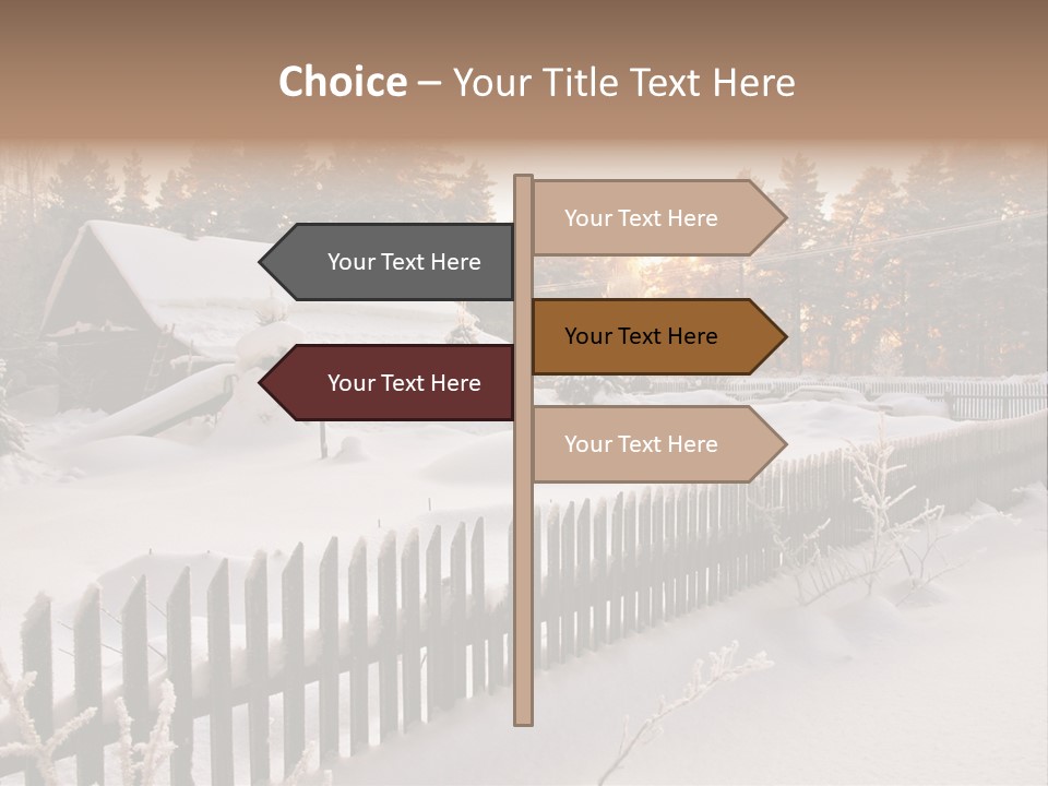 Beautiful Forest Warm Light PowerPoint Template
