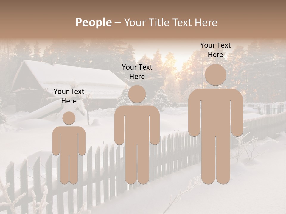 Beautiful Forest Warm Light PowerPoint Template