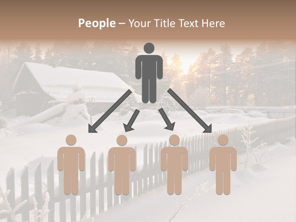 Beautiful Forest Warm Light PowerPoint Template