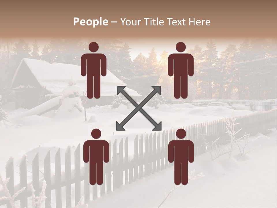 Beautiful Forest Warm Light PowerPoint Template