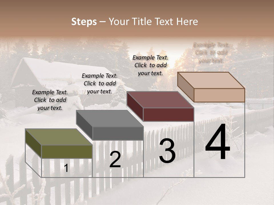 Beautiful Forest Warm Light PowerPoint Template