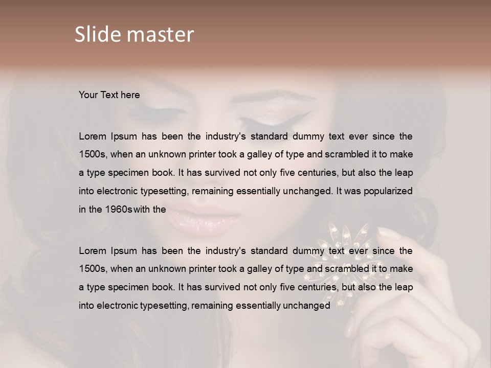 Face Perfect Vitality PowerPoint Template