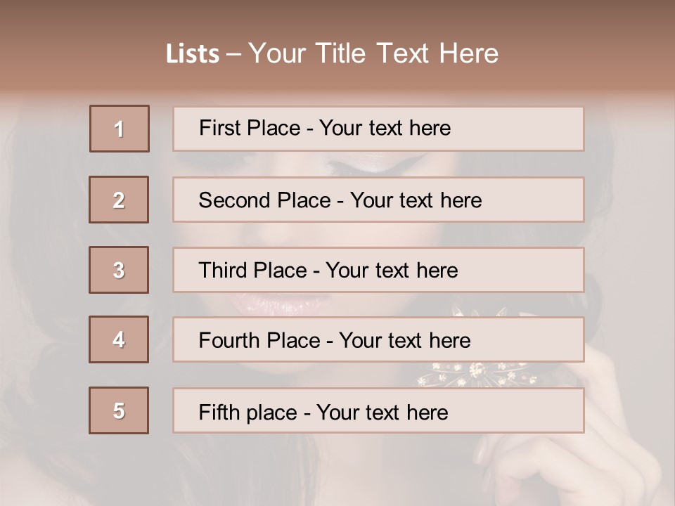 Face Perfect Vitality PowerPoint Template