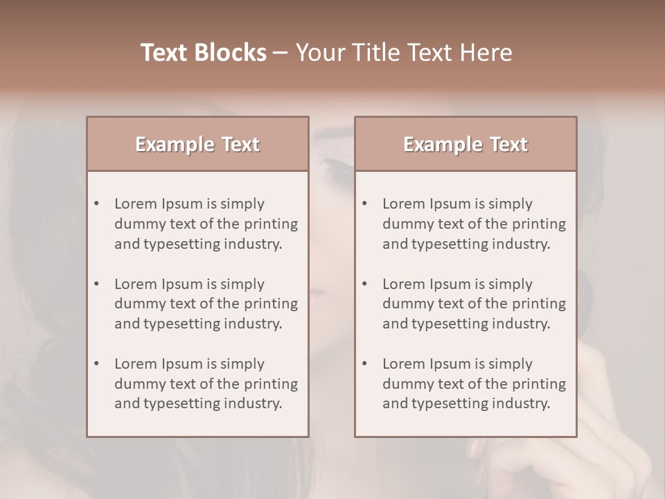 Face Perfect Vitality PowerPoint Template