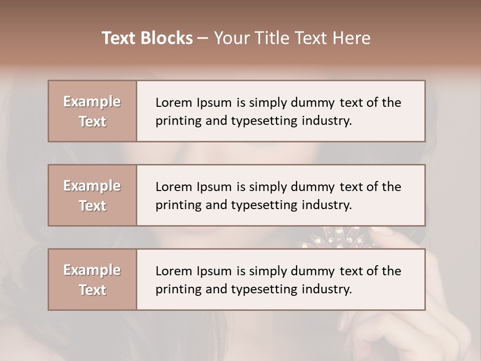 Face Perfect Vitality PowerPoint Template