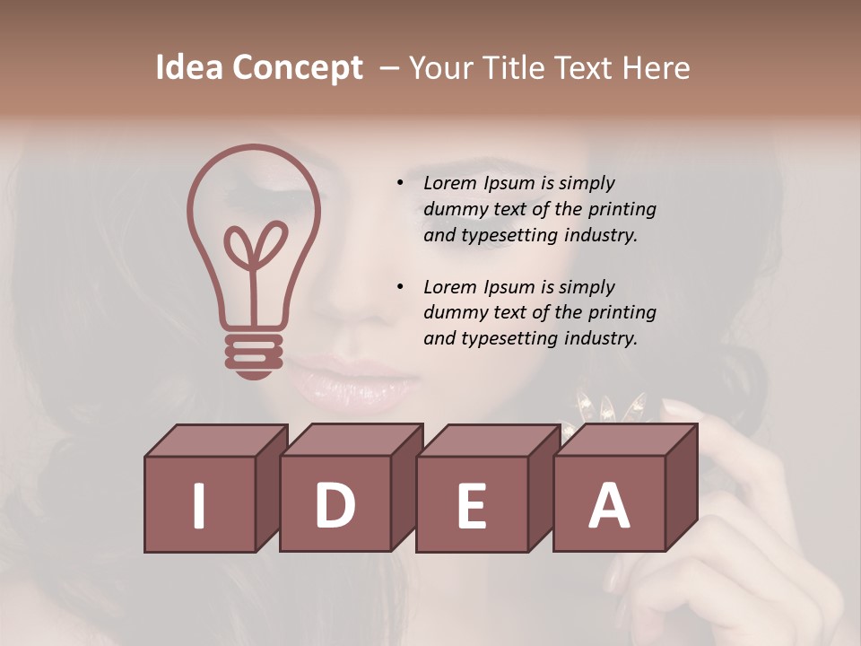 Face Perfect Vitality PowerPoint Template