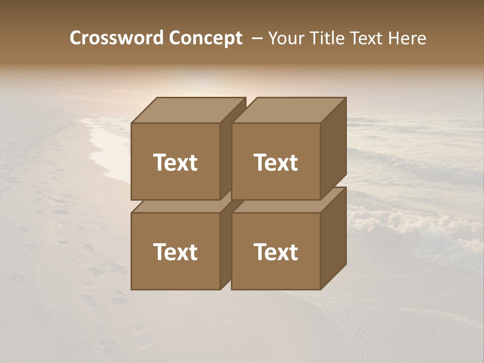 Moody Dusk Ocean PowerPoint Template