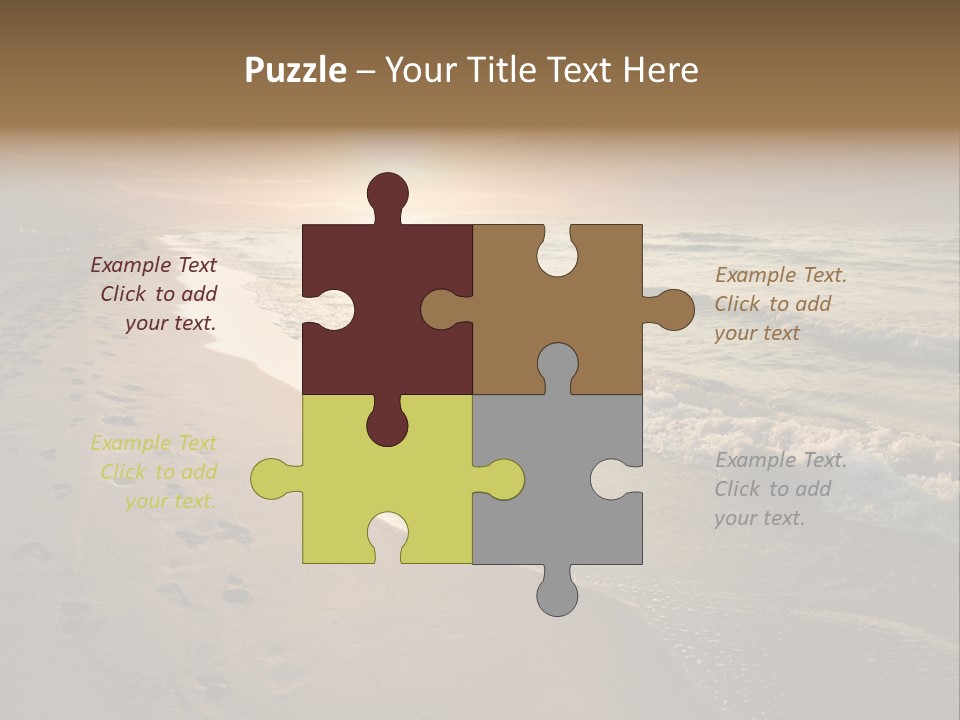 Moody Dusk Ocean PowerPoint Template