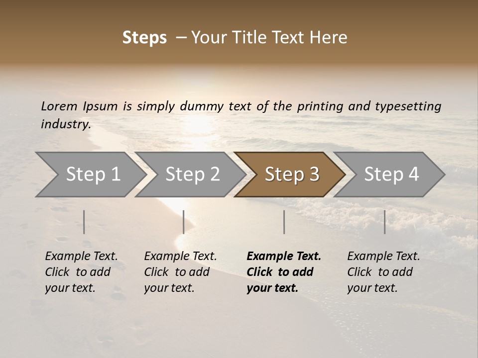Moody Dusk Ocean PowerPoint Template