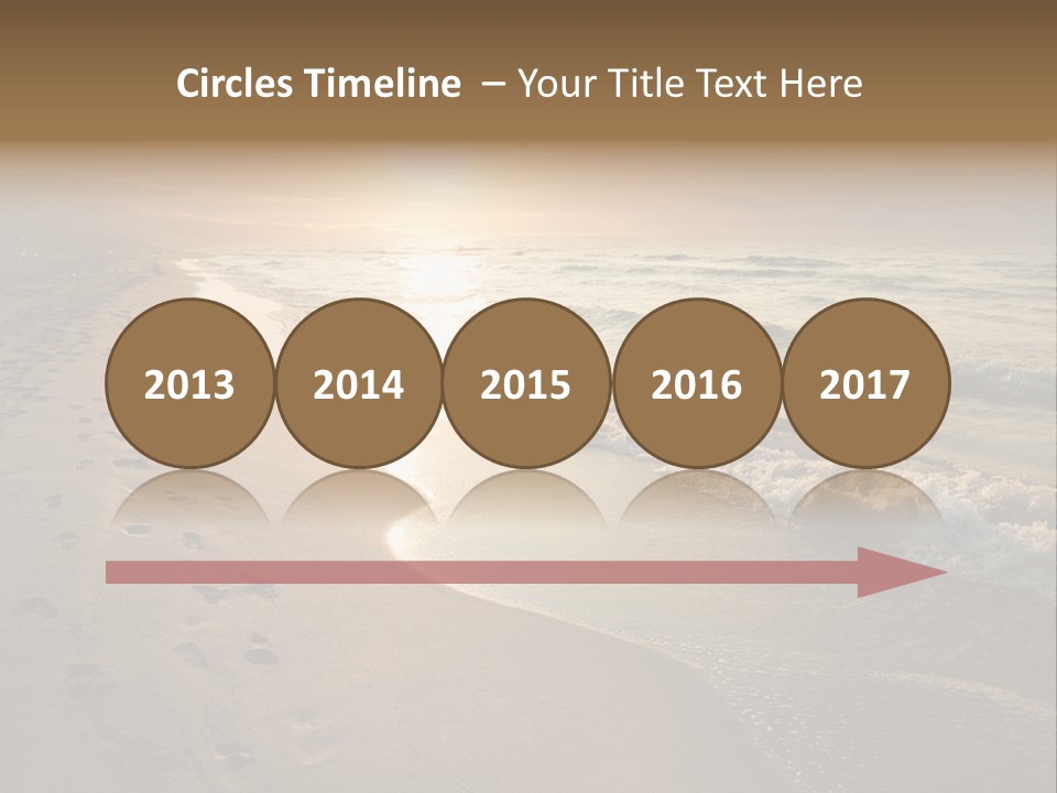 Moody Dusk Ocean PowerPoint Template