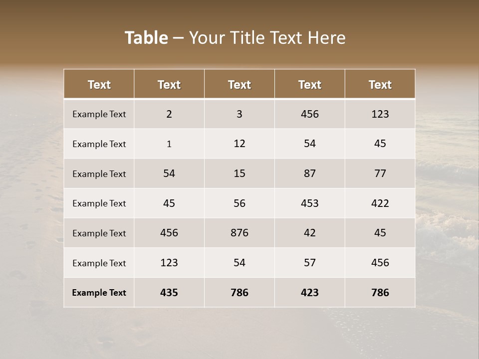 Moody Dusk Ocean PowerPoint Template