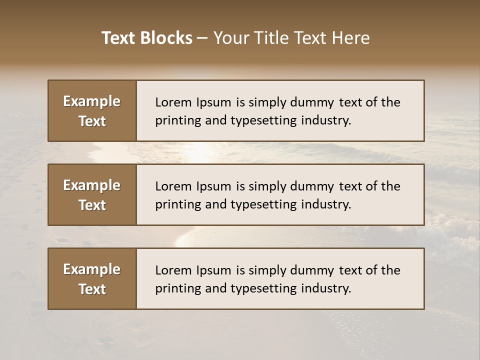 Moody Dusk Ocean PowerPoint Template