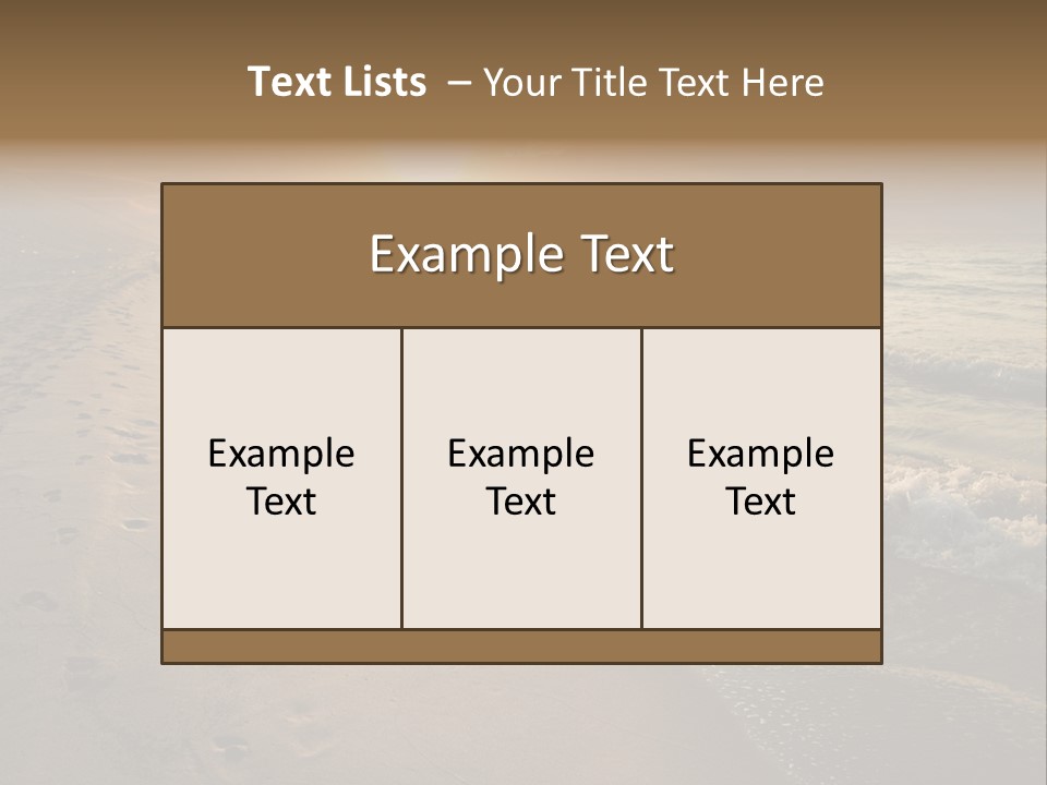 Moody Dusk Ocean PowerPoint Template