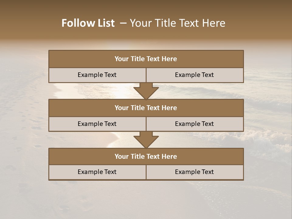 Moody Dusk Ocean PowerPoint Template