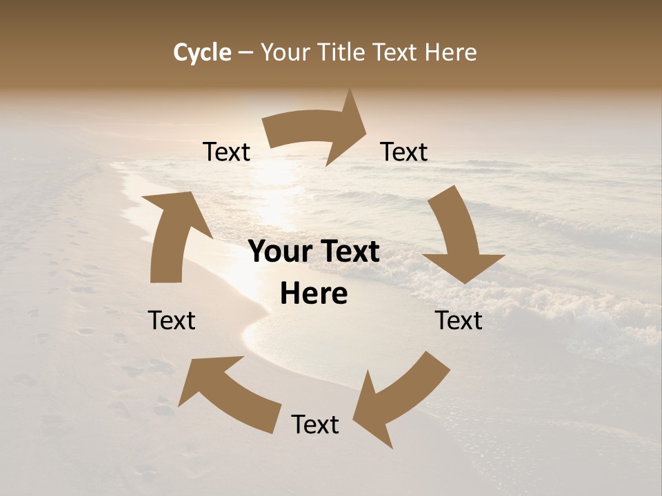 Moody Dusk Ocean PowerPoint Template